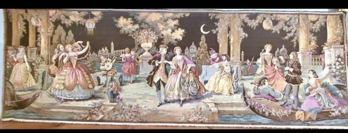 Tapisserie gobelins scene - gobelins,