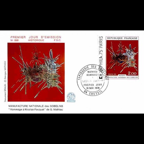 Fdc 899 mathieu - n°,